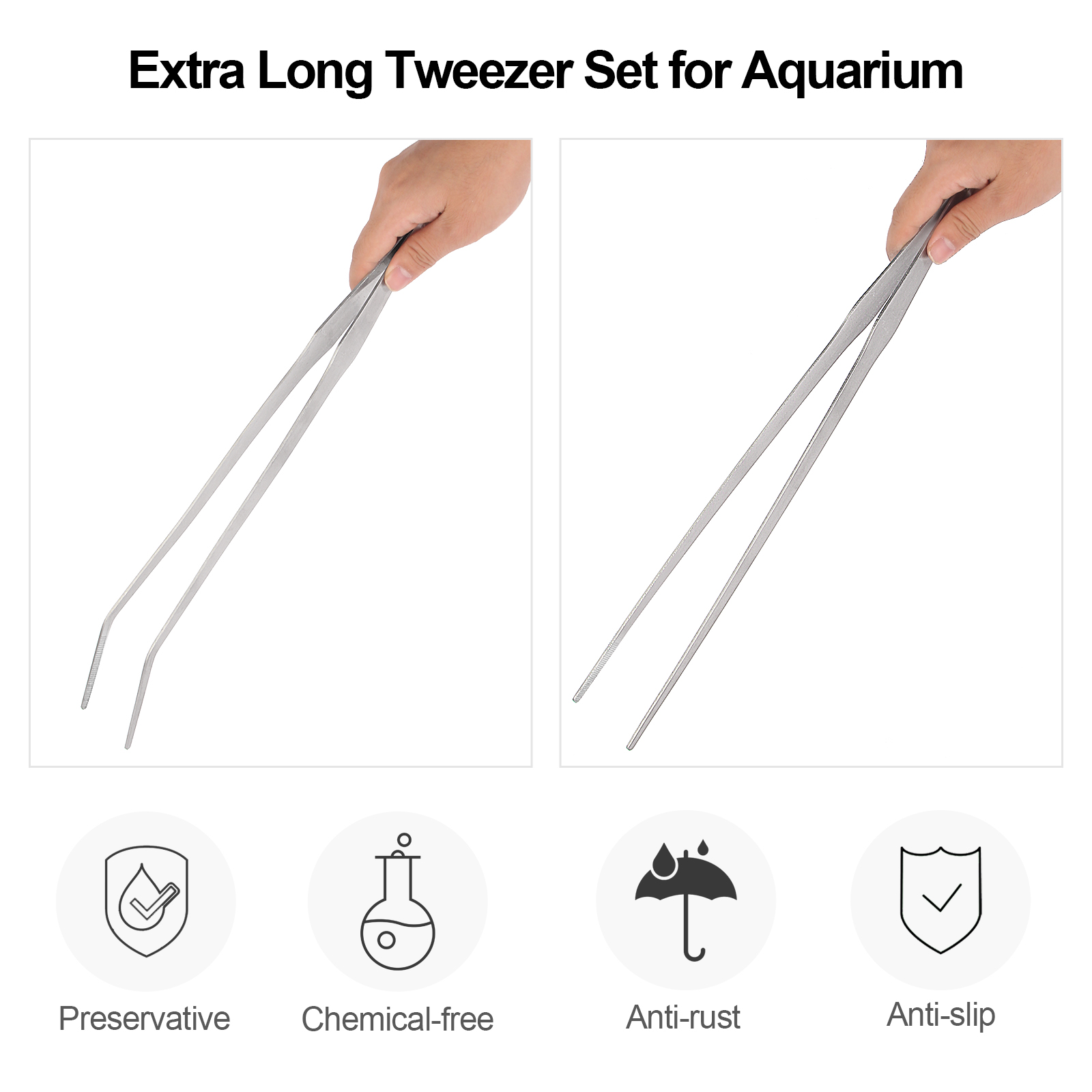 FEITA Long Stainless Steel Twe - Feeding Tong Stainless ulasan dan harga