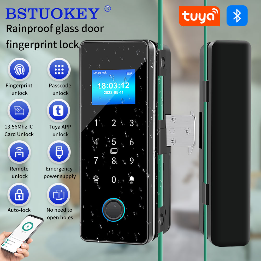 Waterproof Tuya APP Control Sl - Glass Door Hinge ulasan dan harga
