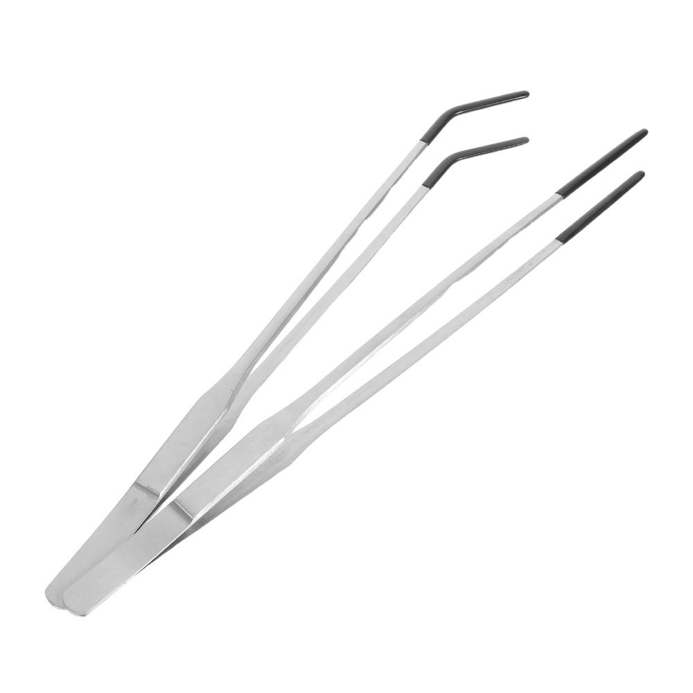 2Pcs Stainless Steel Aquarium  - Feeding Tong Stainless ulasan dan harga