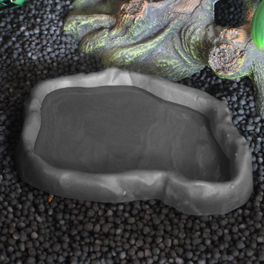 Reptile Feeder Plastic Imitati - Water Dish Reptile ulasan dan harga